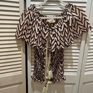 Lace off the shoulder top